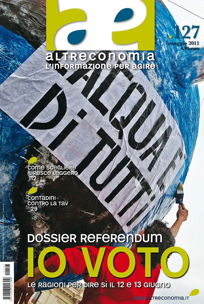 Altreconomia 127 rivista copia singola Io Voto