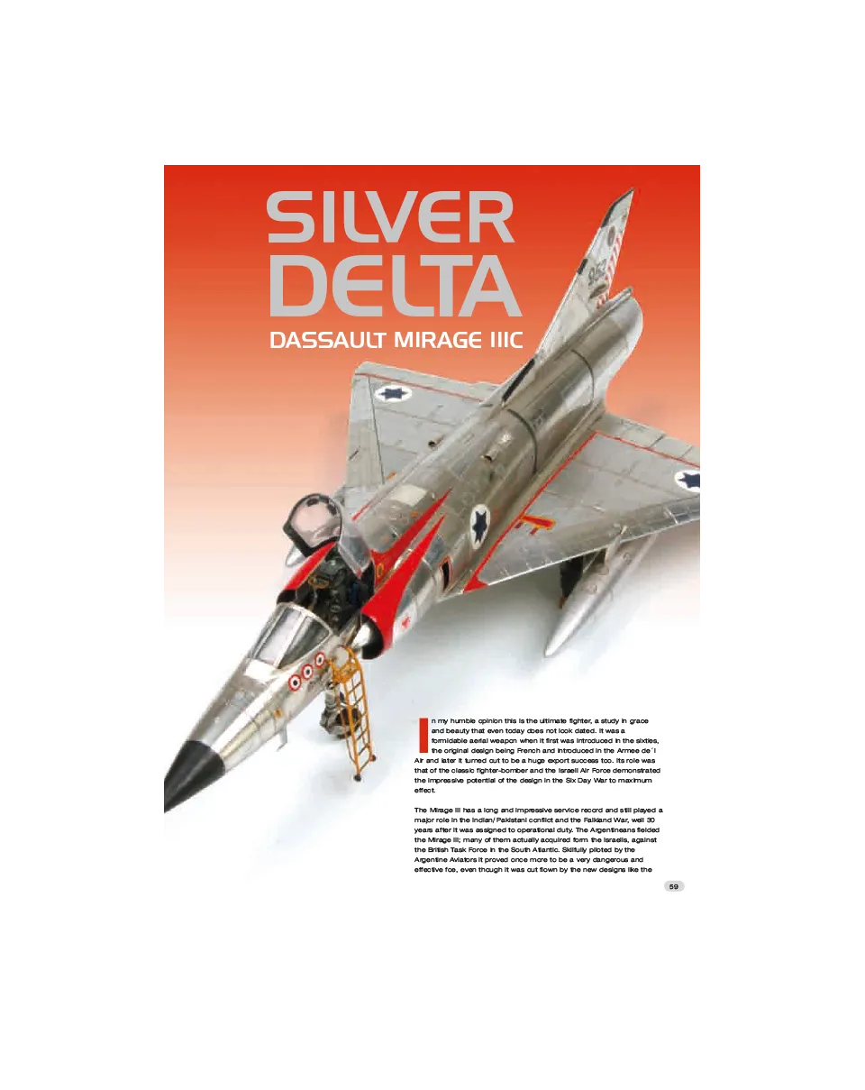 AFV Modeller AIR31 Silver Delta rivista copia singola aerei