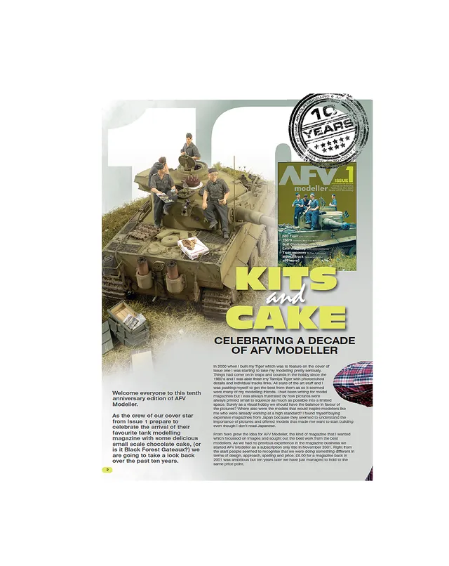 AFV Modeller 60 articolo PDF Kits and Cake Decade