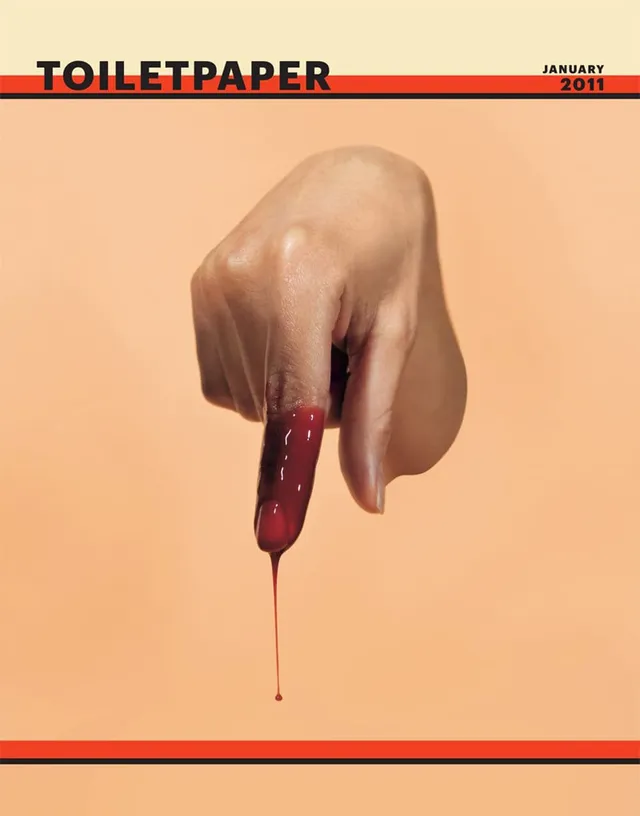 TOILETPAPER Magazine N.2 rivista copia singola illustrata