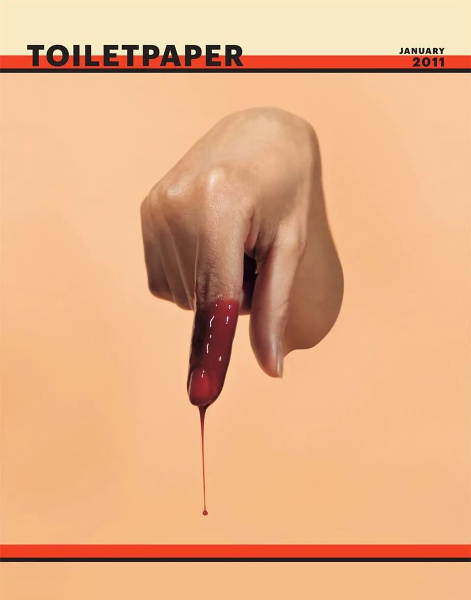 TOILETPAPER Magazine N.2 rivista copia singola illustrata