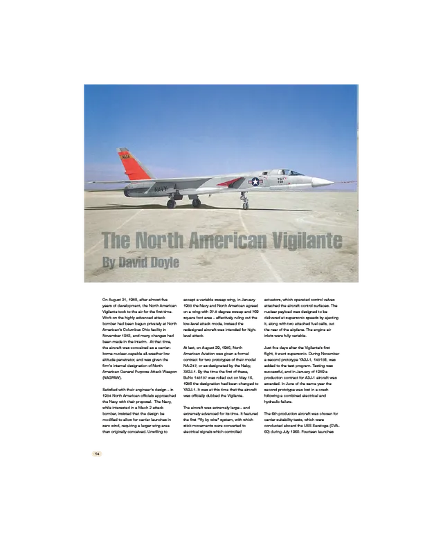 AFV Modeller AIR12 North American Vigilante articolo PDF