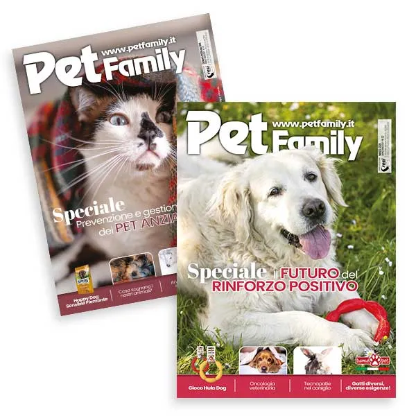 Pet Family abbonamento rivista cartacea x2 annuale 11 numeri
