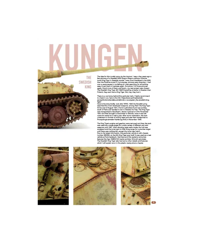 AFV Modeller AFV124 Swedish King Tiger articolo PDF