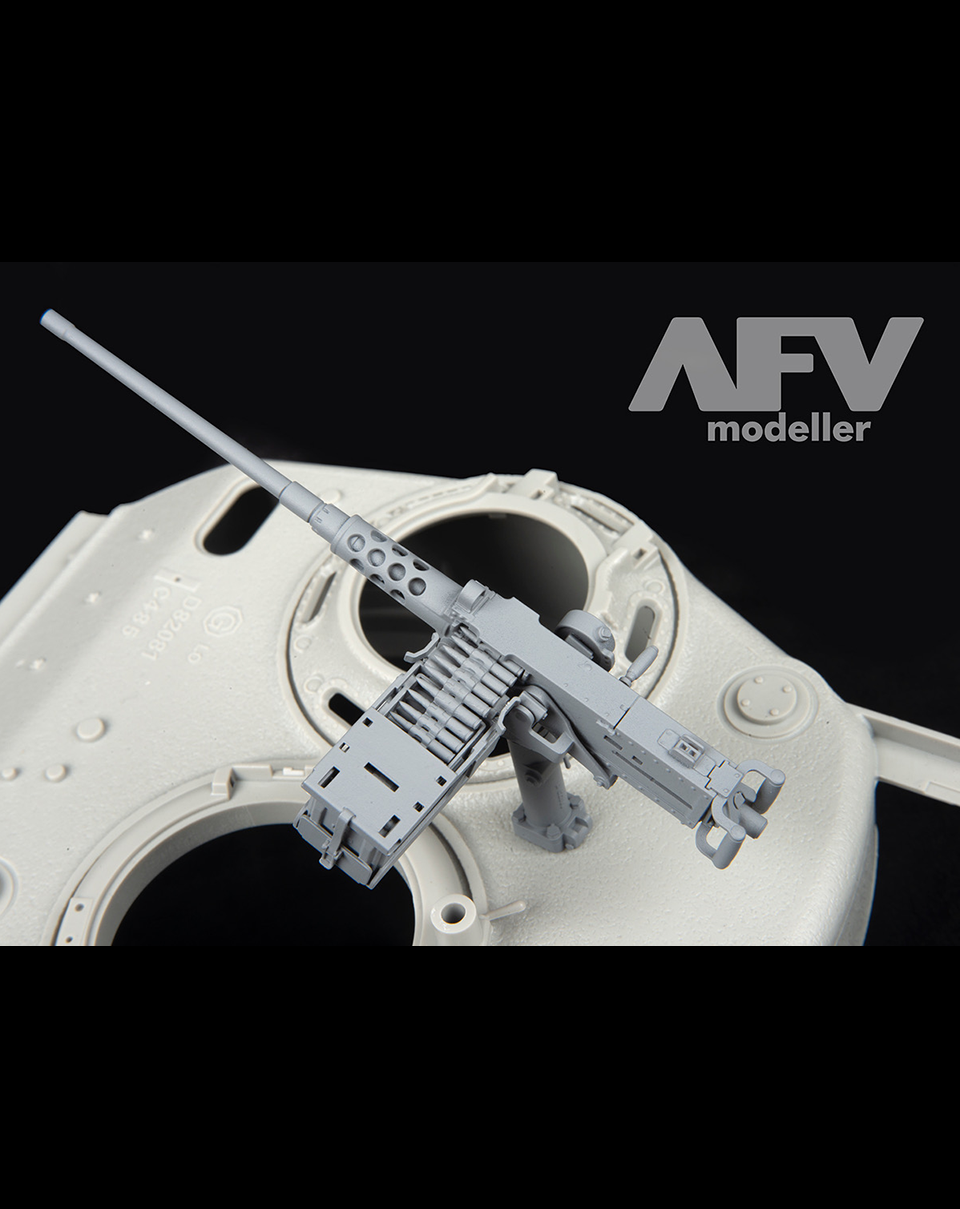 AFV Modeller 16077 dettaglio 1:16 M2 Browning .50 ottone