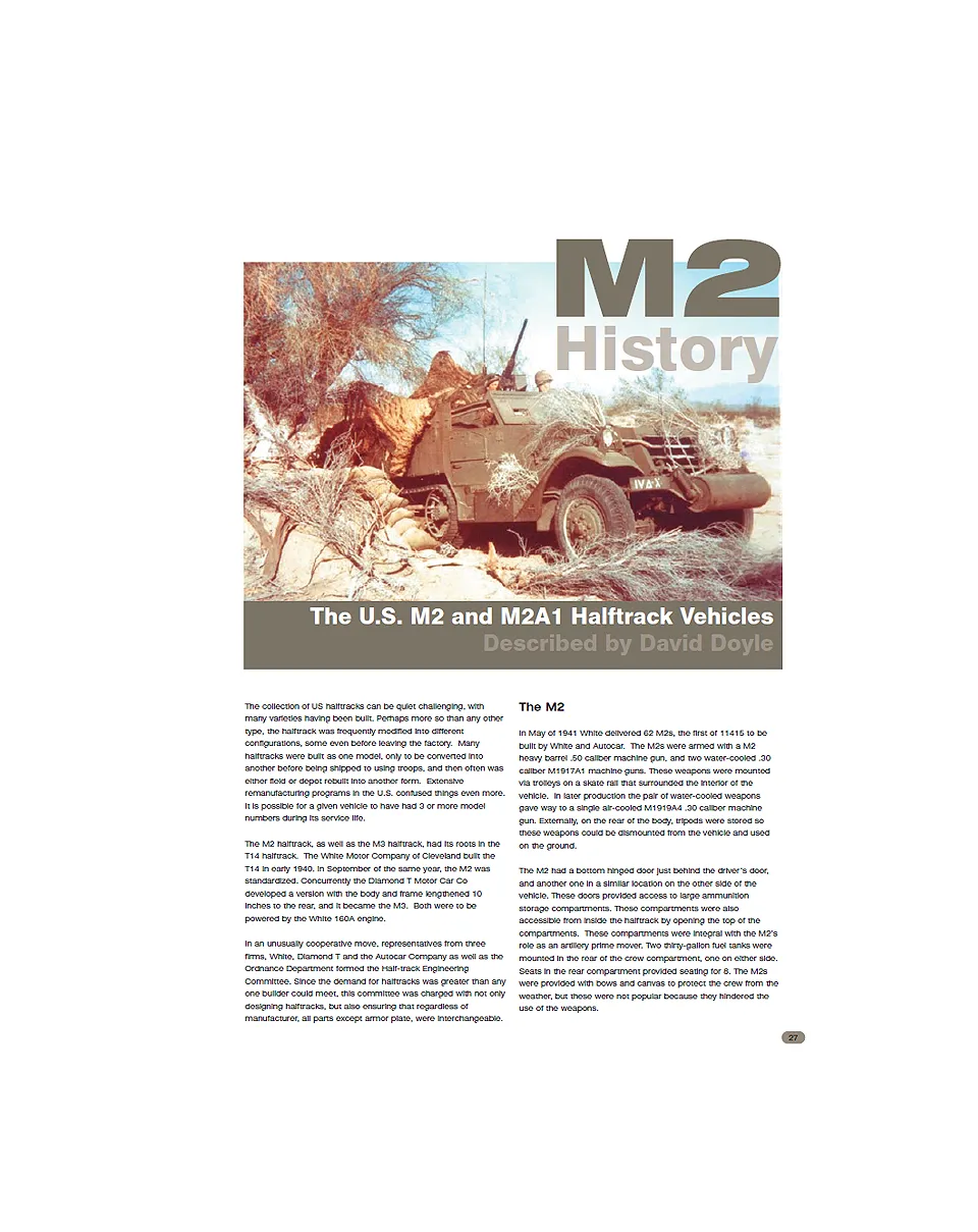 AFV Modeller 34 articolo PDF M2 M2A1 Halftrack