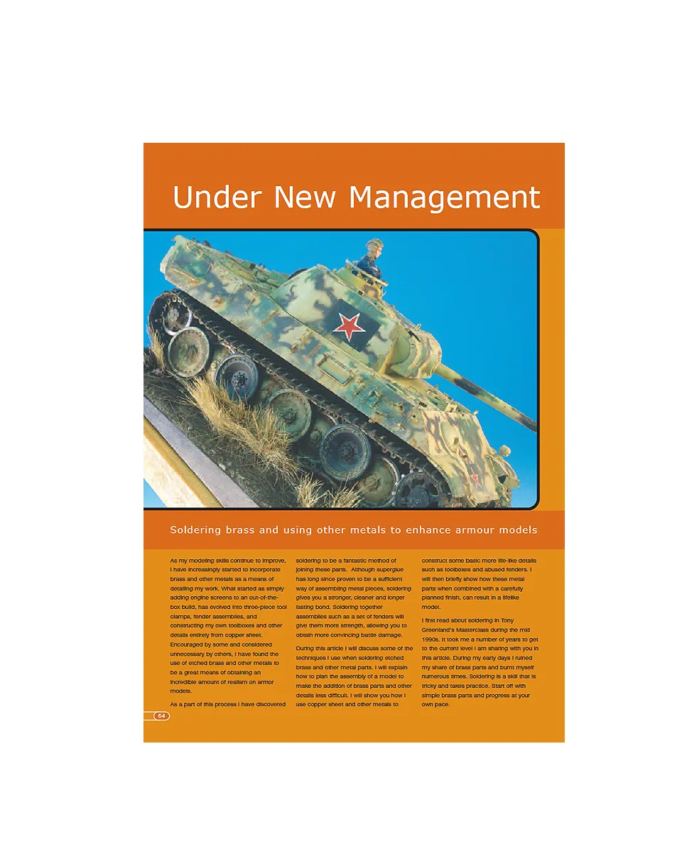 AFV Modeller Issue 16 articolo PDF Under New Management