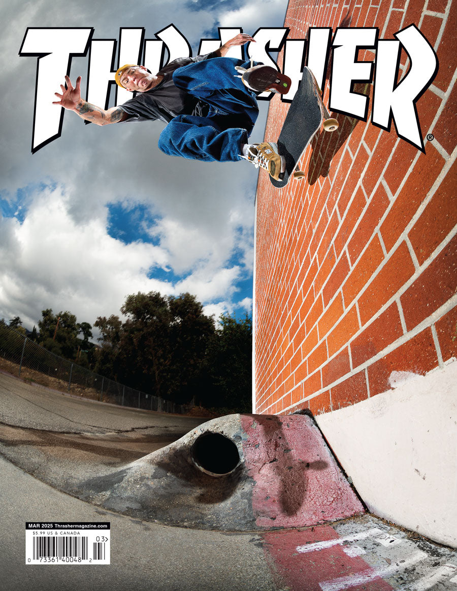 Thrasher Magazine March 2025 rivista copia singola skate