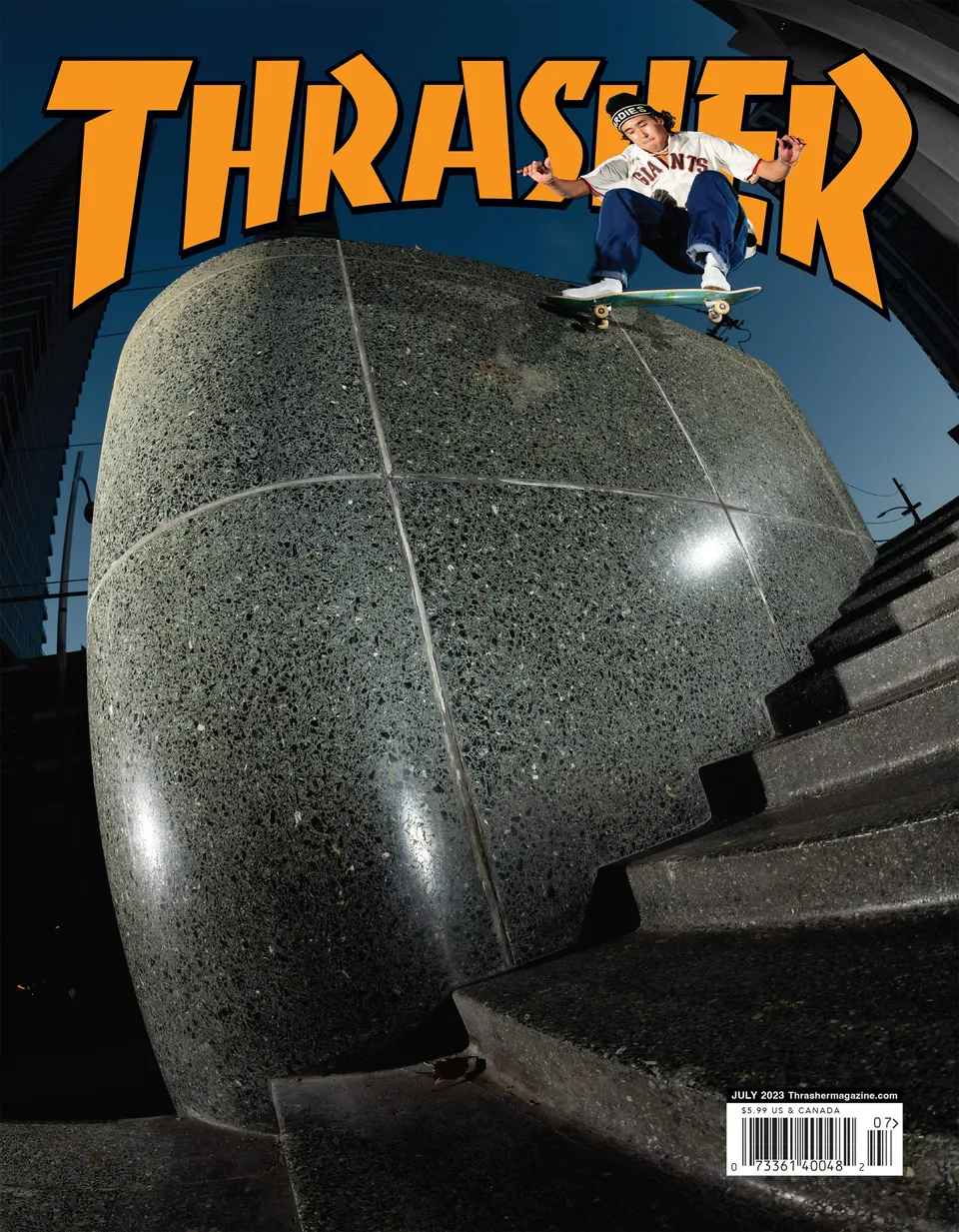 Thrasher Magazine Luglio 2023 rivista copia singola 200 pagine