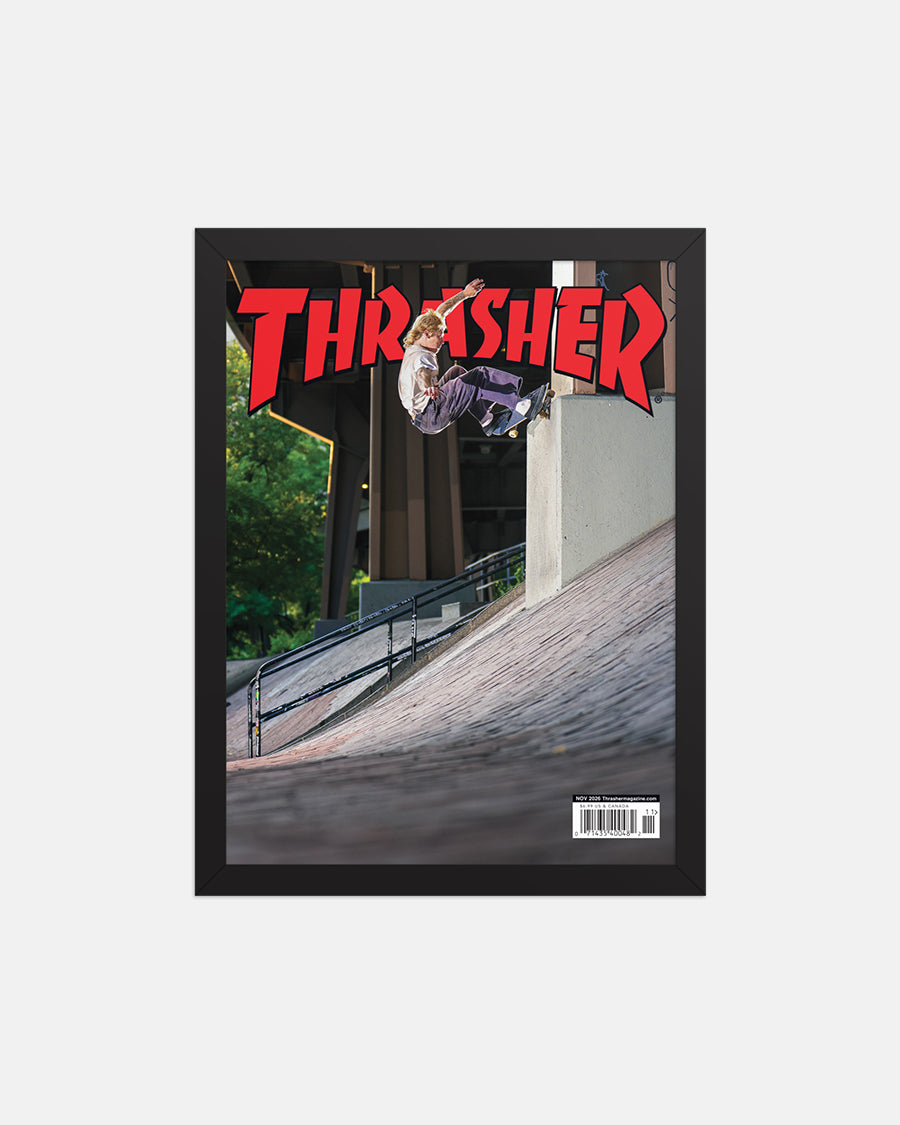 Thrasher November 2026 poster incorniciato skate da parete