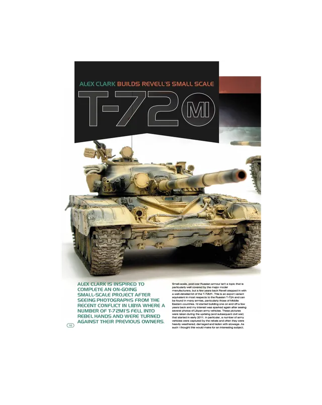AFV Modeller AFV66 Small Scale Libyian T-72 articolo PDF copia singola