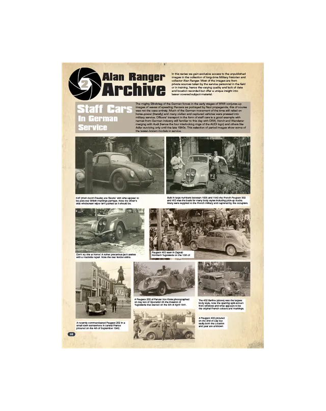 AFV Modeller AFV138 German Staff Cars numero PDF