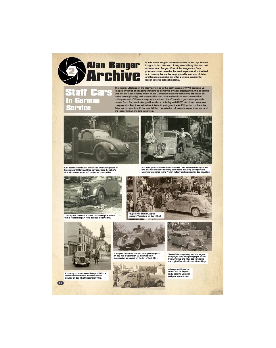 AFV Modeller AFV138 German Staff Cars numero PDF