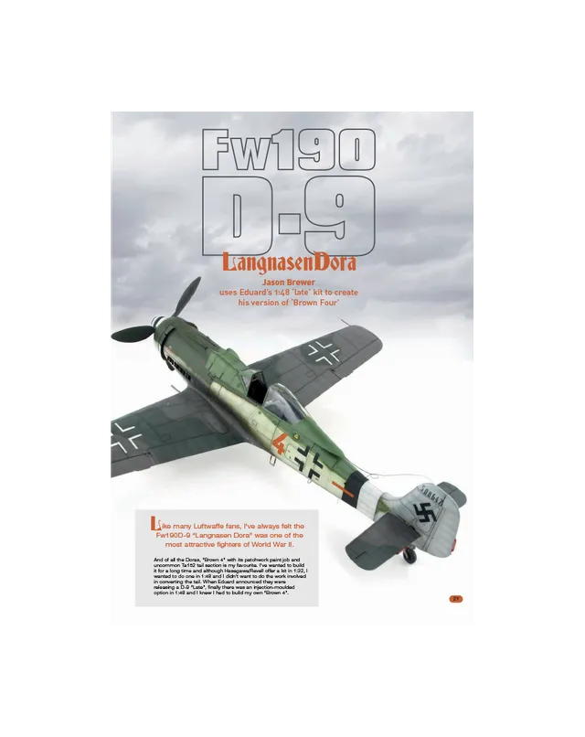 AFV Modeller AIR51 Langnasen Dora rivista PDF aereo