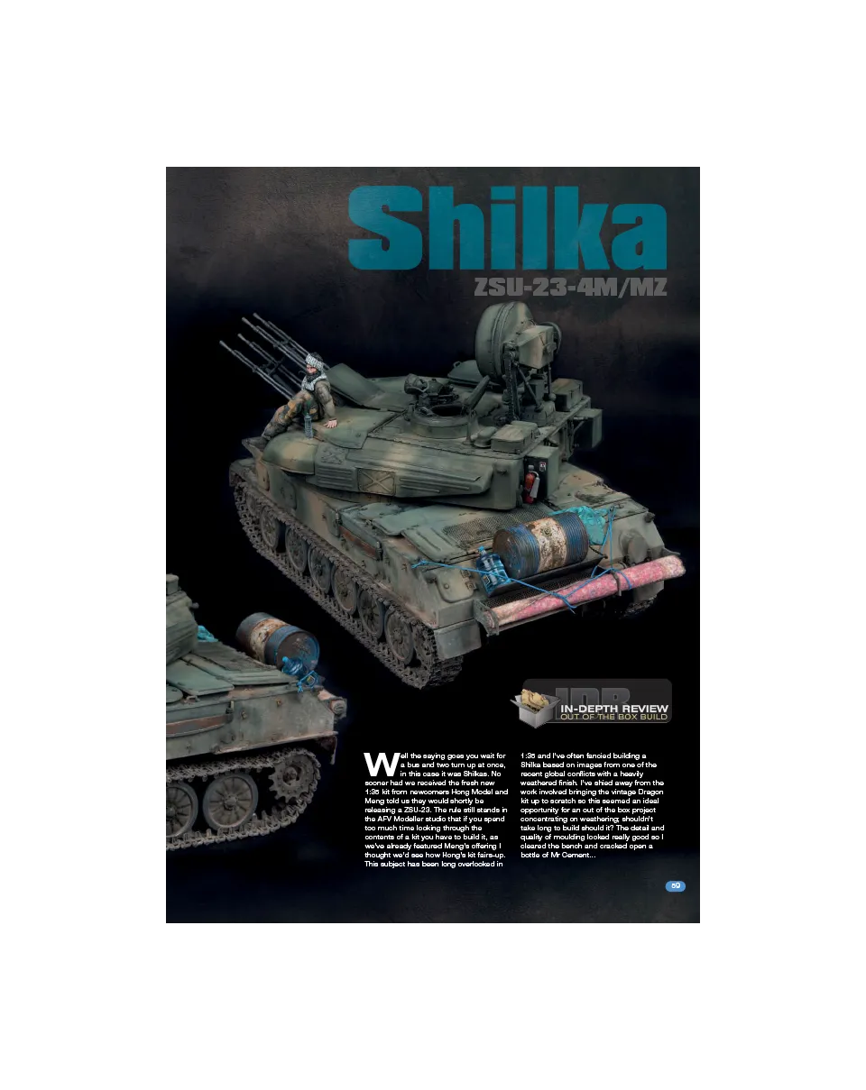AFV Modeller AFV 97 Syrian Shilka articolo pdf blindati
