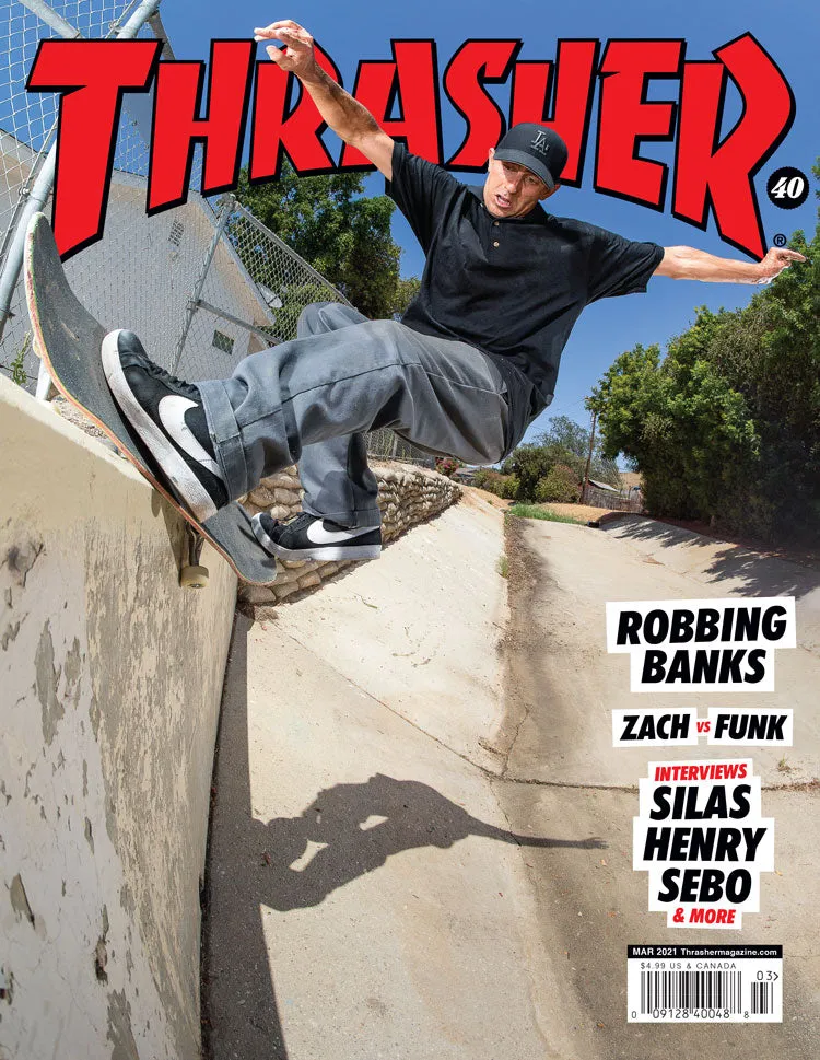 Thrasher marzo 2021 rivista copia singola Guy Mariano