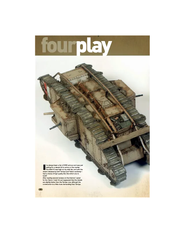 AFV Modeller AFV80 Four Play articolo PDF blindati