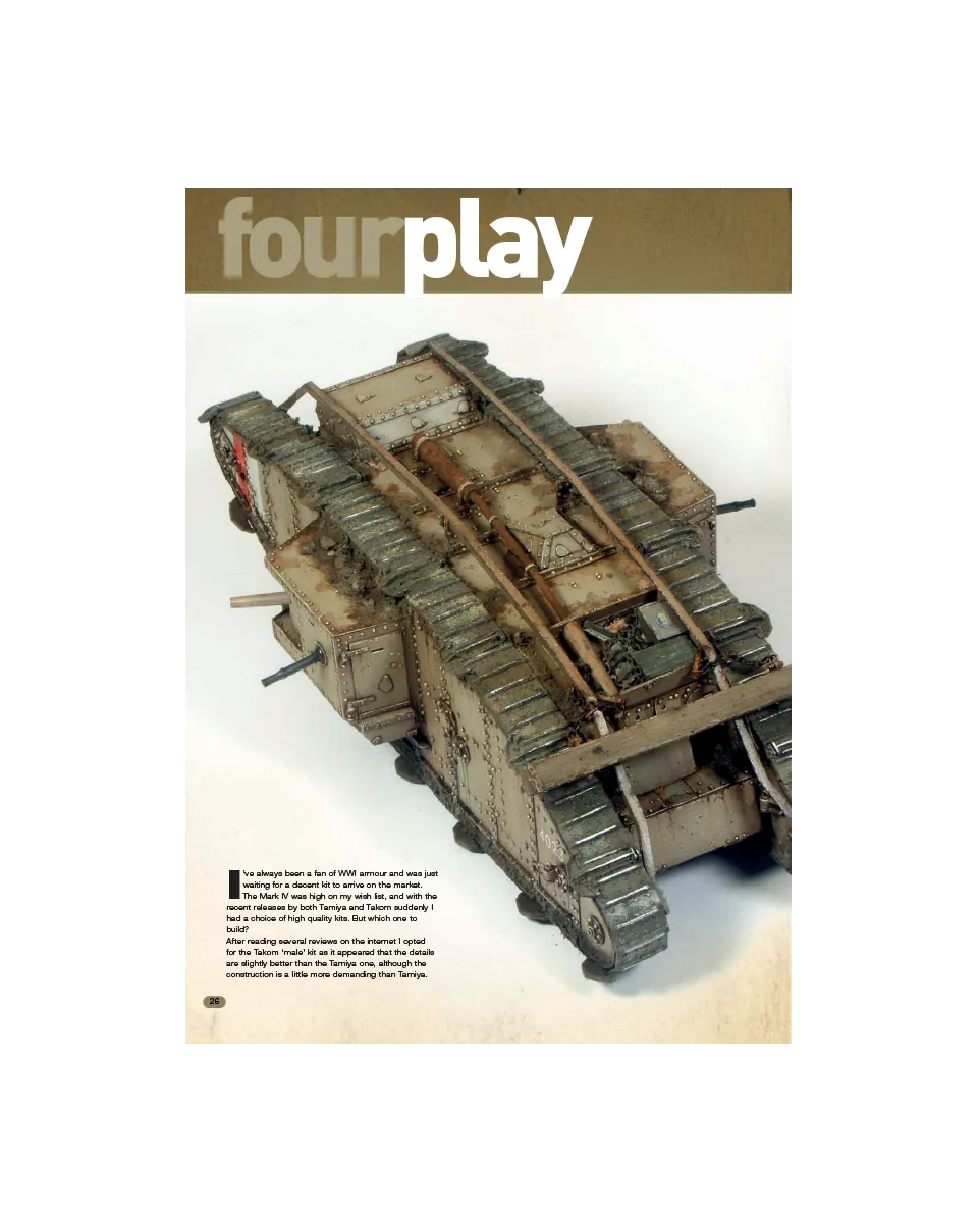 AFV Modeller AFV80 Four Play articolo PDF blindati