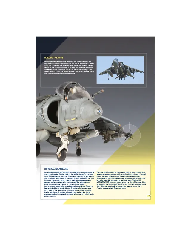 AFV Modeller AIR 38 articolo PDF Harrier 1/32