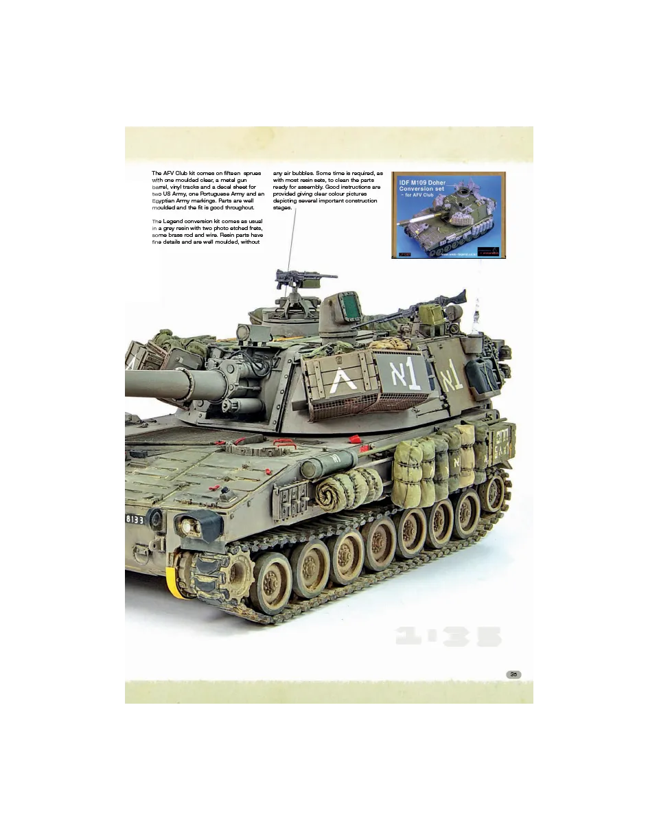 AFV Modeller AFV85 Doher articolo PDF copia singola artiglieria