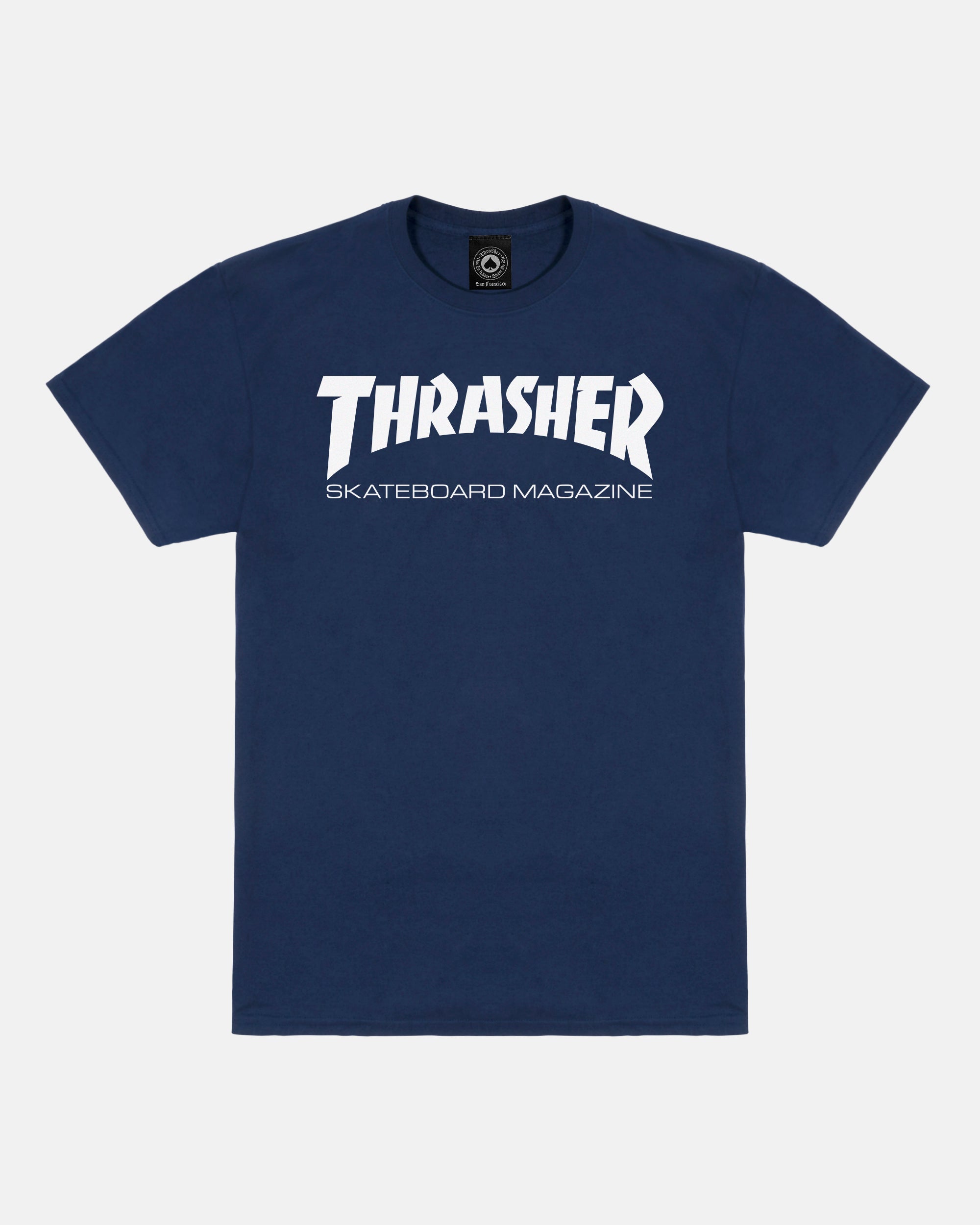 Thrasher Skate Mag T-Shirt maglietta navy cotone