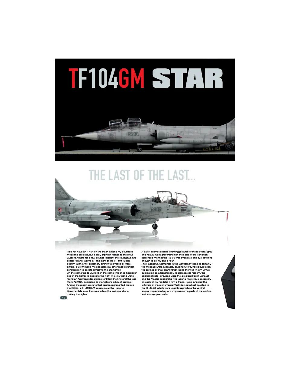 AFV Modeller AIR118 Starfighter TF104GM articolo PDF