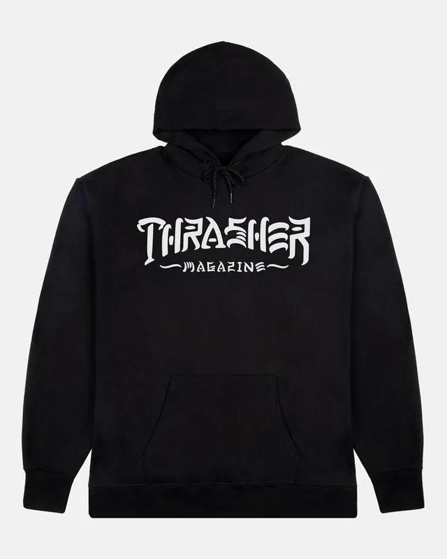 Thrasher Thrash & Destroy felpa con cappuccio nera