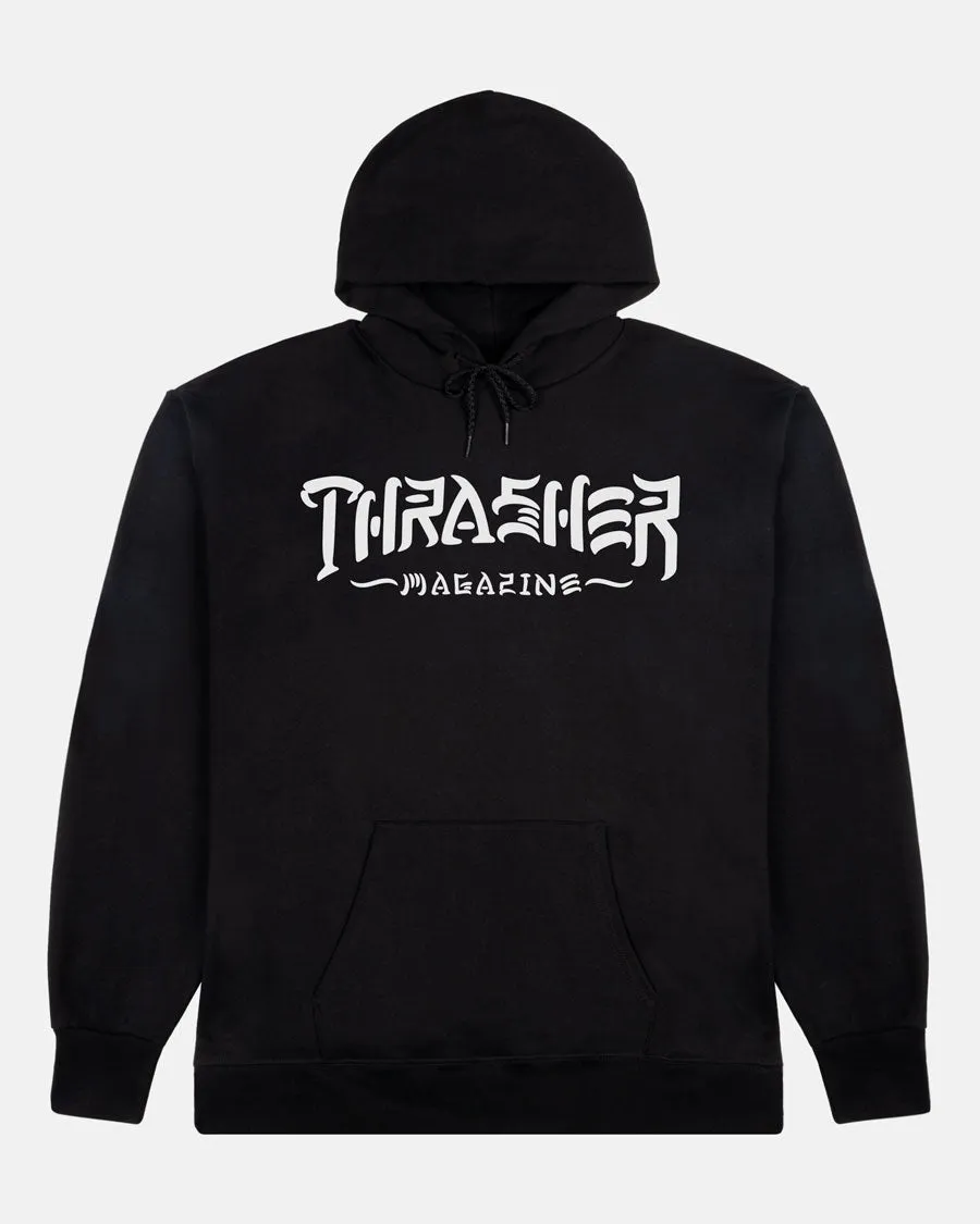 Thrasher Thrash & Destroy felpa con cappuccio nera