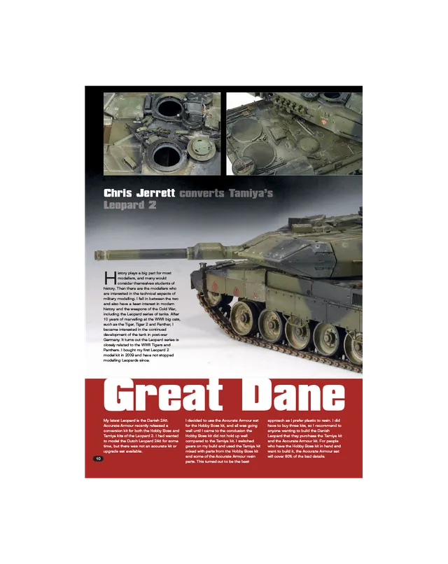 AFV Modeller AFV91 articolo PDF Great Dane carro