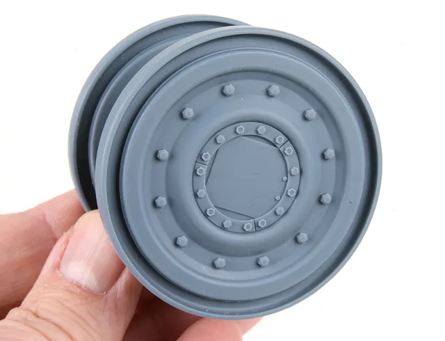AFV Modeller 16313 dettaglio 1:16 Panther MAN Steel Roadwheel