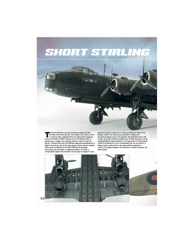 AFV Modeller AIR64 Short Stirling Part One rivista PDF copia singola