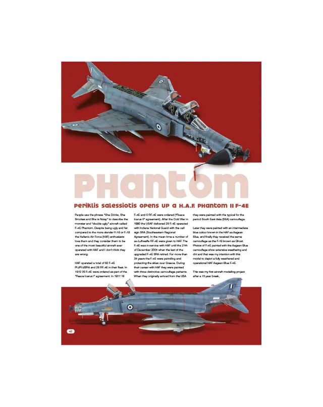 AFV Modeller AIR18 articolo PDF F-4E Phantom greco