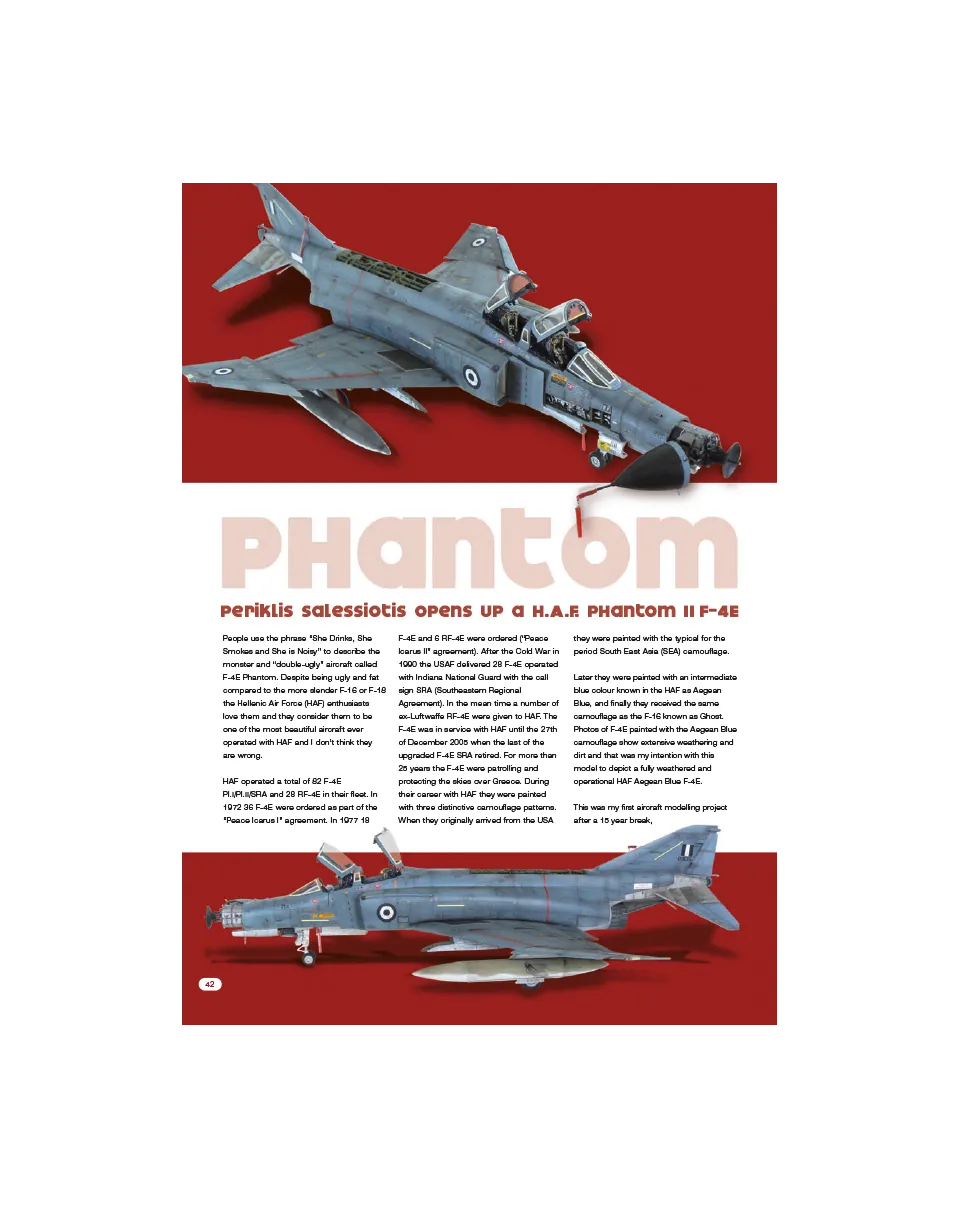 AFV Modeller AIR18 articolo PDF F-4E Phantom greco