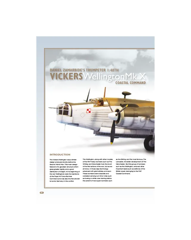 AFV Modeller AIR34 Wellington Mk.X articolo PDF 1/48 singolo