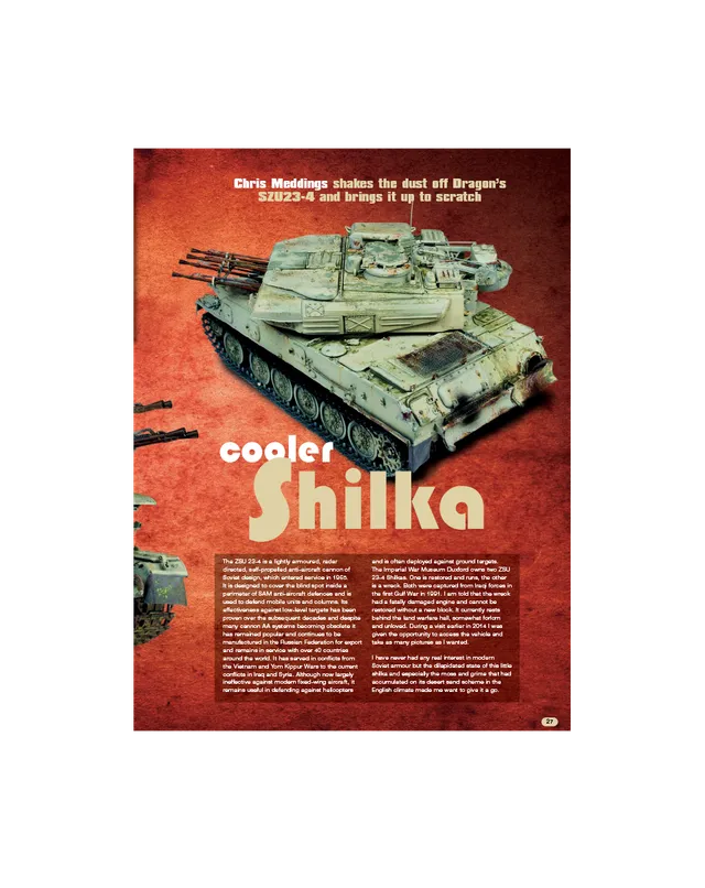 AFV Modeller AFV81 Cooler Shilka articolo PDF download