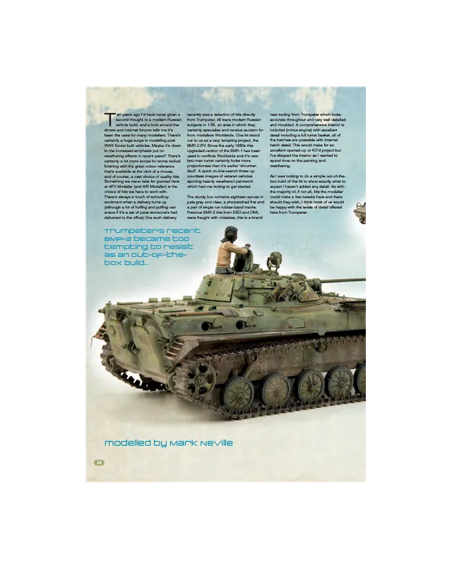 AFV Modeller AFV87 BMP-2 articolo PDF modellismo